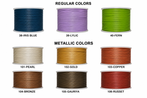 Y S INTERNATIONAL YS-293 Cordón de Cuero de 2mm para Fabricación de Joyería, Pulseras, Collares, Manualidades, Servicio de Muestras, Venta al Por Mayor - Product Image 3