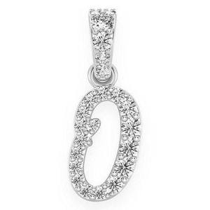 Pendentif personnalisable en or jaune 10K avec lettre O, diamant véritable, style hip-hop, cadeau de fête personnalisé, qualité de diamant VS/GH - Product Image 3
