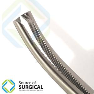 Pinza Quirúrgica Wertheim 1X2 Dientes de Acero Inoxidable, Instrumento Quirúrgico Eléctrico SOS-34880, Certificación CE Clase I - Product Image 4