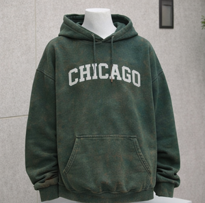 Sudadera con capucha y cremallera OEM extragrande de 450 GSM |   Ropa Urbana de Invierno de Corte Regular |   Bordado para |   Fabricante de Logotipos Personalizados 2 Piezas - Product Image 5