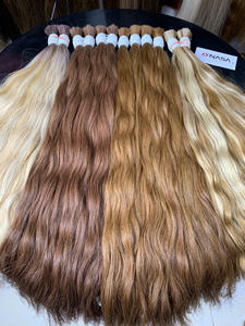 Extensions de cheveux vierges à 100% du Vietnam, marque NASA HAIR VIETNAM, en vrac, à fixer par ruban, cheveux humains, sans produits chimiques, longueur personnalisée, logo personnalisé, pour le marché mondial - Product Image 5