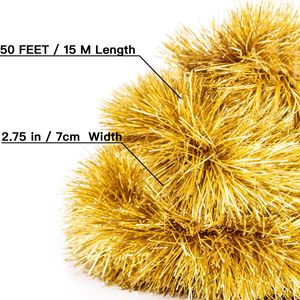 Ghirlanda Natalizia in Lamina d'Oro da 15 Metri per Decorazioni Festive - Product Image 2