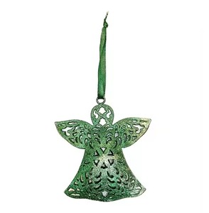 <b>Christmas</b> Hanging Metal Star Ornament Blue Glitter Decoration for <b>Tree</b> Home Party Holiday Decor Gift Piece Hanging Pendant - Product Image 3