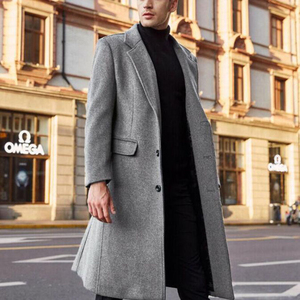 SIRIUS SPORTS Abrigo de Invierno para Hombre, Talla Grande, Poliéster/Algodón, Cuello Doble, Corte Entallado, con 60% de Relleno de Plumón - Product Image 5