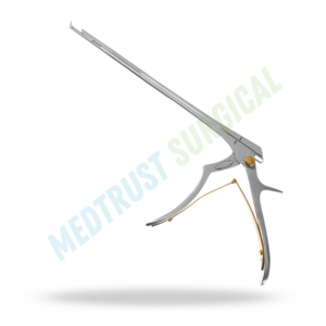 Pinza Kerrison con expulsor de 1mm, 2mm, 3mm, 4mm, 5mm para cirugía de columna vertebral, instrumento quirúrgico para corte óseo - Product Image 4