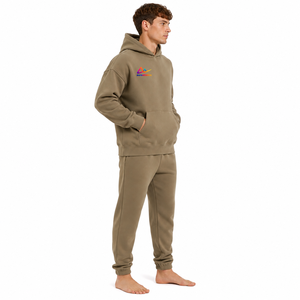 Sweat-shirt à capuche durable pour homme, doté d'un tissu confortable, d'une sensation de chaleur et d'un style pratique, idéal pour les activités de plein air, service OEM. - Product Image 4