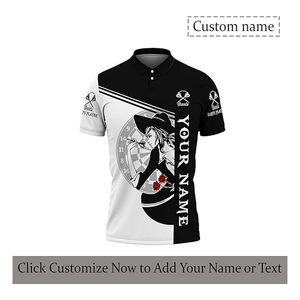High Quality Men Custom Quick Dry Sublimation Print Men Dart Team Jerseys Competition Polo <b>Shirts</b> Design Dart <b>Shirts</b> With <b>Pocket</b> - Product Image 5