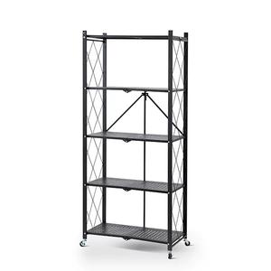 Étagère pliante pliable en métal à plusieurs niveaux pour la salle de bain, la cuisine et le salon. - Product Image 1