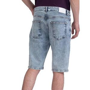 Shorts en jean pour hommes à prix raisonnable, mode masculine, logo personnalisé, coupe slim, meilleure qualité supérieure, respirants, pour l'été. - Product Image 6