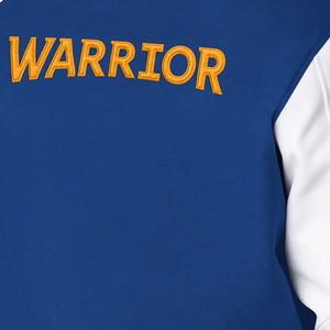 Vestes universitaires pour hommes grandes tailles, manches longues, boutonnées, col montant, logo sur le devant, deux poches, coupe-vent, à capuche, hiver - Product Image 6