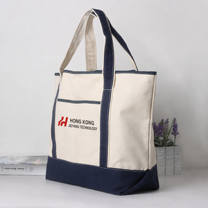 Bolsa de Lona de Algodón Extra Grande Personalizada de Alta Calidad, Ecológica, Impermeable, con Diseño de Dibujos Animados, Asa de Cuerda Larga, Logotipo Impreso - Product Image 2