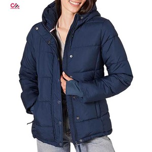 Fashion <b>Women</b> Puffer Jacket Windproof Breathable Comfortable Outerwear Long Padded Cotton Filled Puffer Jackets - Product Image 6