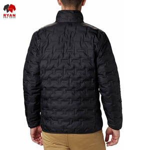 Blouson matelassé sur mesure pour homme, logo personnalisé, fermeture éclair, tissu respirant et confortable, design ODM - Product Image 4