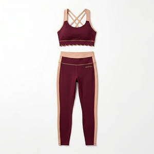 Leggings de Cintura Alta para Mujer, Sin Costuras, Ajustados, Largos, Tejidos, Elásticos, con Bolsillo Invisible para Yoga, Gimnasio y Entrenamiento - Product Image 4
