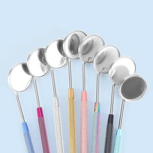 Espejo Bucal Dental Multifunción con Reflector, Mango Desmontable de Acero Inoxidable, 8 Colores, Instrumentos Dentales - Product Image 6