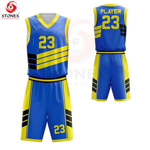 Tenue de basketball entièrement sublimée, maillot de basketball personnalisé pour équipe avec short, vêtements de sport respirants en polyester, services OEM - Product Image 1