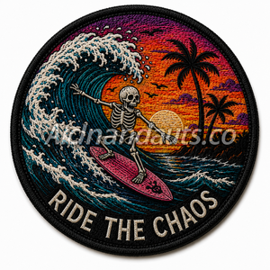 Custom Outdoor <b>Embroidery</b> Patch Manufacturer | Mountain Adventure Embroidered Badge | Premium Iron-On Sew-On Logo Patches - Product Image 5