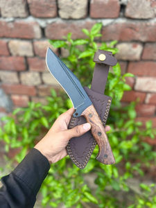 Couteau Bowie Skinner artisanal en acier à haute teneur en carbone avec manche solide et prise en main parfaite pour la chasse, qualité supérieure à prix abordable avec OEM - Product Image 4