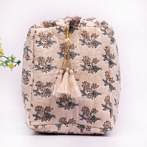 Pochette de rangement portable matelassée de haute qualité pour maquillage et outils, pour femme, pour voyage, cosmétiques, lavable, avec cordon de serrage, grande taille - Product Image 4