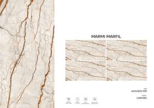 Azulejos de porcelana de alta calidad con diseño moderno, tamaño 600x1200, formato grande para pisos y paredes, para decoración de interiores de lujo. - Product Image 4