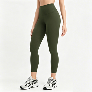 Leggings Deportivos de Cintura Alta para Mujer, Pantalones de Yoga de Bambú y Algodón Elásticos y Amigables con la Piel - Product Image 2
