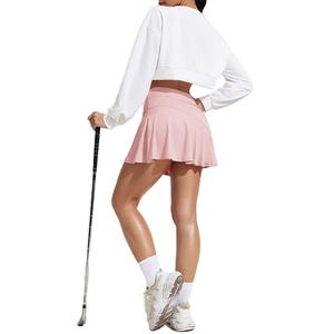 Falda Deportiva de Golf y Tenis para Mujer, Cintura Alta, con Logotipo Personalizado, Diseño en Capas Premium, Ropa Deportiva - Product Image 2