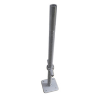 VAISHNAV KS-1006 Étais de coffrage réglables en acier laminé à chaud avec base à vis, hauteur 65 mm, pour l'industrie de la construction 3D
