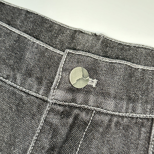 Baggy Loose Cotton Denim <b>Jeans</b> Pant With Pockets Straight Cargo Street Pants Zip Fashion Drawstring Casual <b>Jeans</b> Men Pant - Product Image 5