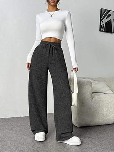 Pantalones Deportivos de Tela Gruesa para Mujer, Pantalones Anchos de Invierno para Hacer Ejercicio, Pantalones Holgados para Correr, Pantalones Deportivos Cálidos - Product Image 6
