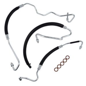 Set di 3 Tubi per Servosterzo per Chevy Silverado GMC Sierra 2500 HD 3500 6.6L V8 Turbo Diesel 2001-2006, 15062625 15295841 15066 - Product Image 2