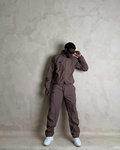 Ensemble coupe-vent deux pièces personnalisé fabriqué en usine 2026 avec matériau polyester-coton pour garçon OEM - Product Image 6