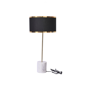 Premium Modern <b>Table</b> <b>Lamp</b> White Marble <b>Base</b> Designer Lampshade for Luxury Home Decor Best Selling High Demand Collection - Product Image 1
