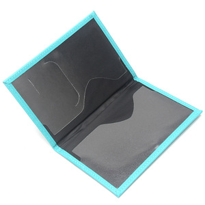 Custom Logo Mix Color <b>Leather</b> Blank <b>Passport</b> <b>Cover</b> Case Simple Travel Wallets with Card Holders for Men Adults - Product Image 2