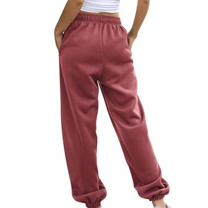 กางเกงวอร์มขายดีสำหรับผู้หญิง คุณภาพสูง ยืดหยุ่นได้ดี เอวยางยืด ผ้าริบ ทรงเข้ารูป - Product Image 5