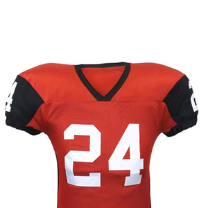 Football Uniform Lightweight Breathable Plus Size Printed Team Wear Performance Customized Logo Quick Dry Red Blue - Product Image 6