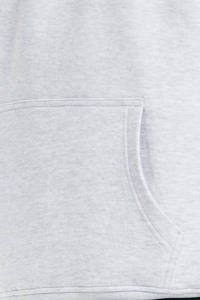 Novedad al por mayor: Sudadera con capucha informal para hombre, gris melange, con logo frontal personalizado, bolsillo con cremallera, ajuste cómodo, último diseño. - Product Image 6
