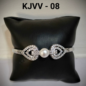 Freshwater Pearl AD <b>Bracelet</b> Gold Plated American Diamond Pearl <b>Bracelet</b> Fashion Jewelry Wholesale Manufacturer - Product Image 2