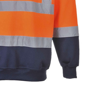 Sweat-shirts de sécurité pour chantiers extérieurs offrant isolation, durabilité et forte visibilité pour les longues journées de travail exigeantes - Product Image 5