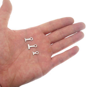 Anillas de Pesca en Forma de T de 8.5mm, Accesorios para Señuelos, Anillas de Acero Inoxidable Sólido para Pesca, Marca zuol - Product Image 1