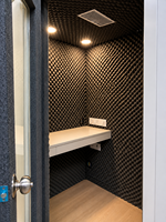 Grande cabine acoustique insonorisée – Espace pour le gaming, le podcasting, l'enregistrement et le streaming en direct