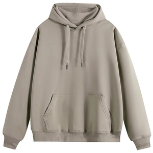 Vente en gros – Nouveaux sweats à capuche tendance hiver 2026 pour hommes, couleur unie, coupe classique, 100 % coton, style pull-over, meilleur prix, streetwear quotidien - Product Image 5