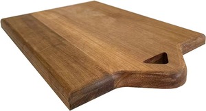 Planche à découper rectangulaire en bois d'acacia de qualité supérieure, durable, avec poignée, compatible lave-vaisselle, pour usage domestique et en restaurant - Product Image 3