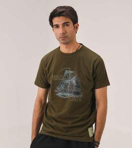 เสื้อยืดคอกลมแขนสั้นทรงปกติผ้าฝ้าย 100% คุณภาพสูง แห้งเร็ว สำหรับผู้ชาย รับผลิตตามแบบ แบรนด์ของคุณเอง เสื้อยืดโปรโมชั่นสำหรับทำงาน - Product Image 6