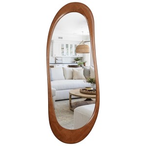 Teak Wood wooden wall mirrors and mirror <b>frames</b> OEM Custom Wholesale | Aqdus Saleem India - Product Image 2