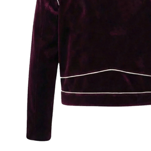 Latest 2026 Fashion Hot Selling Customized Unisex Winter Solid Color Casual <b>Velvet</b> <b>Jackets</b> Stand Collar Front Logo High Street - Product Image 3