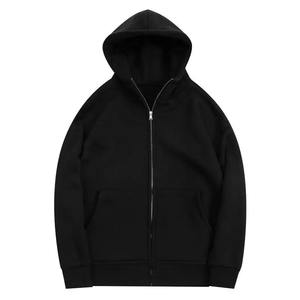 Sudadera con capucha personalizada con cremallera completa, 350, 400, 450 g/m², lisa, 100% algodón, gruesa, para hombre - Product Image 6