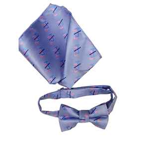 Conjunto de Corbatas de Moño para Jóvenes y Adultos Jack and Jill, Color Azul Claro, Conjunto de Corbatas de Moño Formales, Fabricante OEM, Suministro al por Mayor - Product Image 1