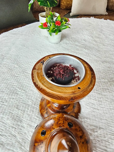 Quemador de Incienso de Sándalo Religioso Hecho a Mano por Whimsy Art Craft - Product Image 3