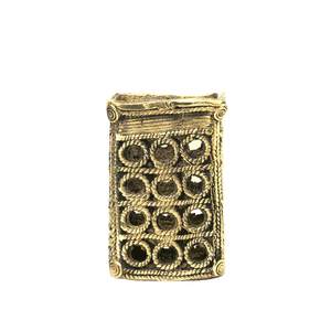 ที่วางปากกาทองเหลืองลายศิลปะชนเผ่า งานแฮนด์เมด ของตกแต่งโต๊ะทำงาน ของตกแต่งบ้าน ของสะสมที่ไม่เหมือนใคร ของขวัญสุดพิเศษ - Product Image 6