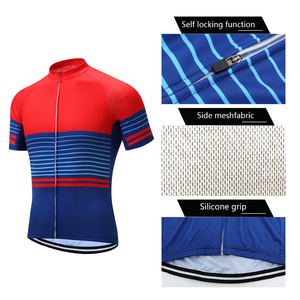 Vente directe d'usine, uniforme de cyclisme respirant, durable, léger, de haute qualité, logo personnalisé, design tendance, vente en gros - Product Image 3